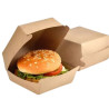 Burger box papierowy 13,5x13,5x6,5cm kraft a'125