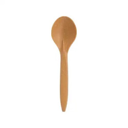 Łyżka z włókien drzewnych WPC wielorazowy 18cm a'100