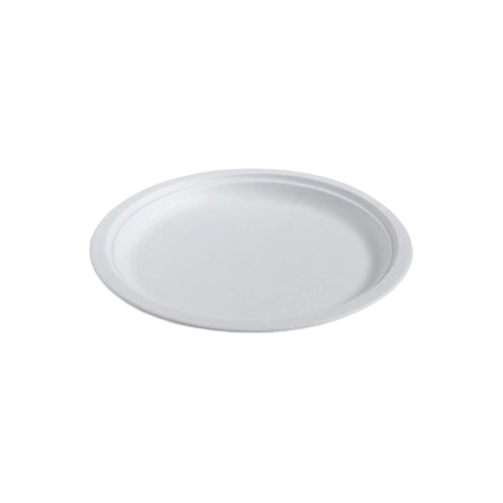 Talerz z trzciny cukrowej ø26cm niedzielony okrągły Natura a'50