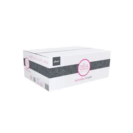 Serwetki do dyspensera 10,4x21cm białe celuloza 2-warstwowa Lamix a'9000