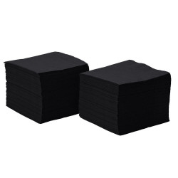 Serwetka celulozowa 40/40cm 3w 1/4 czarna a'100