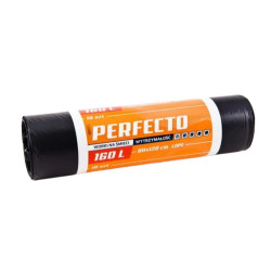 Worki na śmieci 160l Perfecto czarny a'10