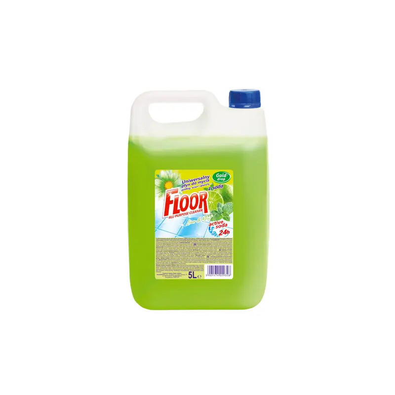 Uniwersalny płyn do podłóg, ścian, glazury "Limonka&Mięta" 5l