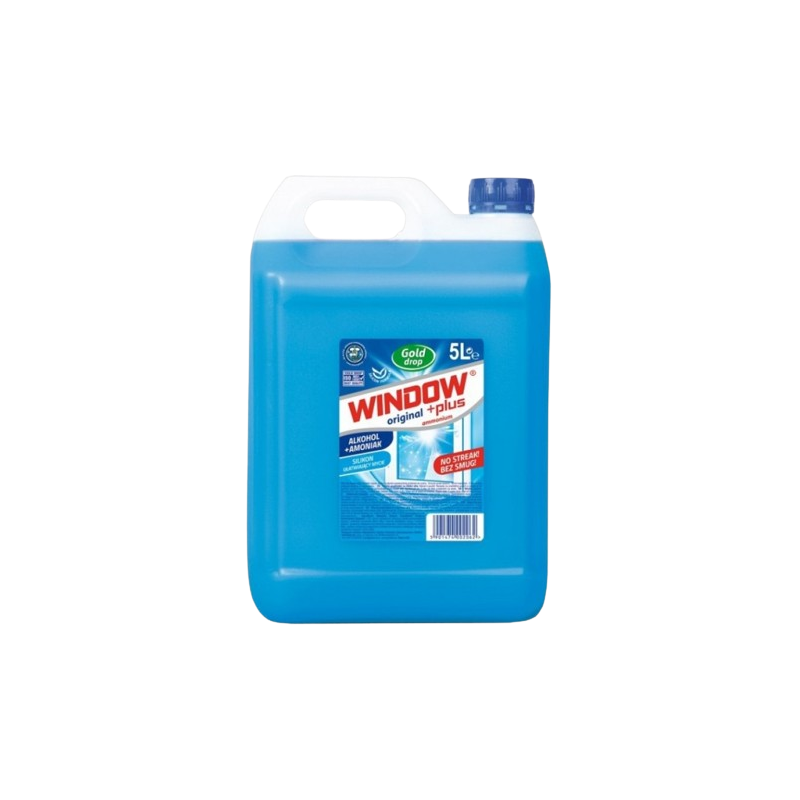 WINDOW PLUS Ammonium 5L – Płyn do mycia szyb i luster WINDOW PLUS Ammonium 5L – Płyn do mycia szyb i luster
