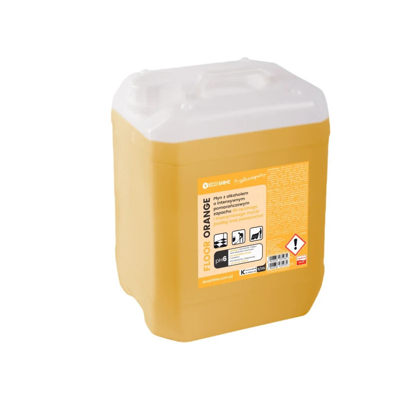 Floor Orange 5 L - Płyn z alkoholem do mycia podłóg o zapachu pomarańczy