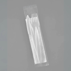 Zestaw plas. W+N+Serwetka 350szt