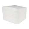 Serwetki składane 33x33 cm 1-warstwowe białe a'400
