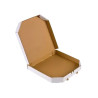Karton na pizzę 31x31x4cm 3W E 370g/m2 biało-szary a'100