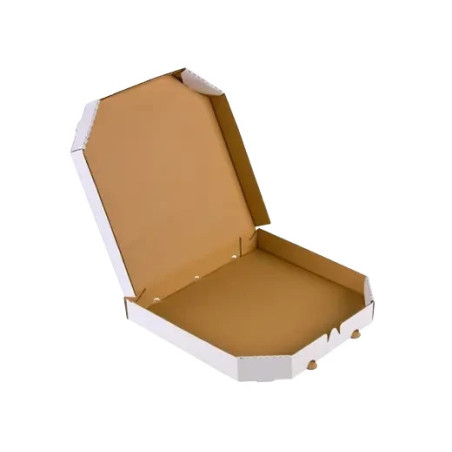 Karton na pizzę 32x32x4cm 3W E 350g/m2 biało-szary a'100