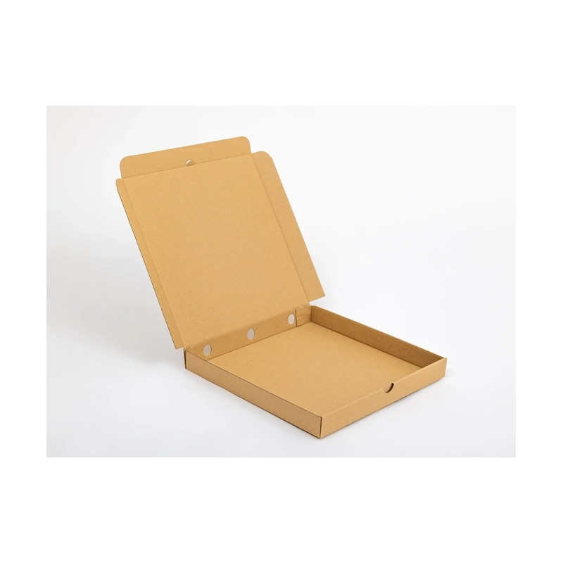 Karton na pizzę 32x32x4cm 3W E 390g/m2 szaro-szary a'100